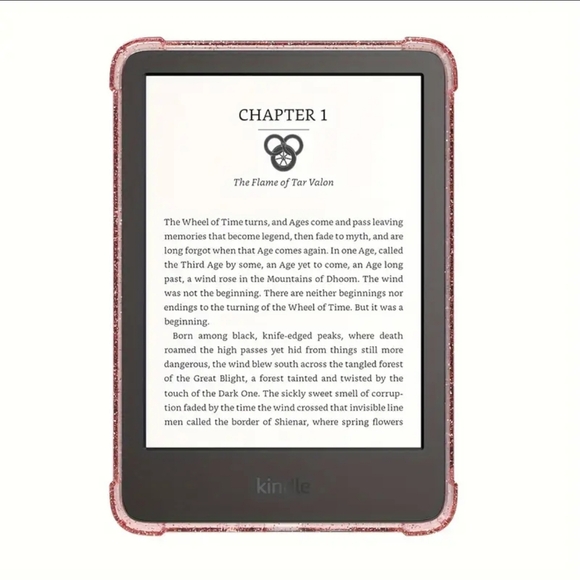 NEW Case for 6" 11th Gen for Kindle (2022), Ultra Slim Silicone,Transparent Pink - Picture 5 of 6